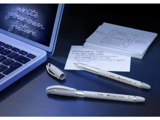 Balpen Faber-Castell K-One 0.5 zwart doos 10 stuks - 5