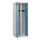 locker voor scheiding van kleding,HxBxD 1850x600x500mm,2vak