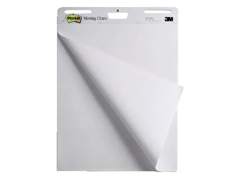 Meeting chart 3M Post-it 559 Super Sticky 635x762mm blanco