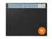 Sous-main calendrier 650x480mm avec couverture PP noir