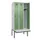 locker met bank,HxBxD 2120x900x815mm,3vak,vak B 300mm,draaigrendel