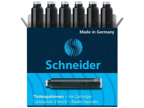 Inktpatroon Schneider Zwart 6 stuks