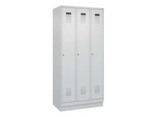 locker voor scheiding van kleding,HxBxD 1950x900x500mm,3vak