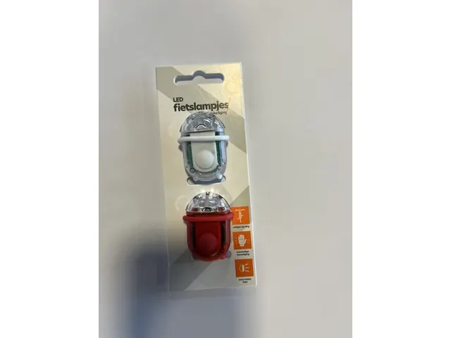 Fietslampje voor en achter