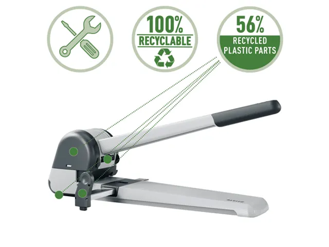 Leitz 5182 Heavy Duty Super perforator Metaal 2-Gaats 250vel Zilver