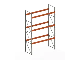 palletstelling,grondveld,HxBxD 4400x2870x1100mm,vakl. 3000kg - 1