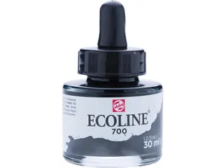 Ecoline waterverf flacon van 30 ml, zwart - 1