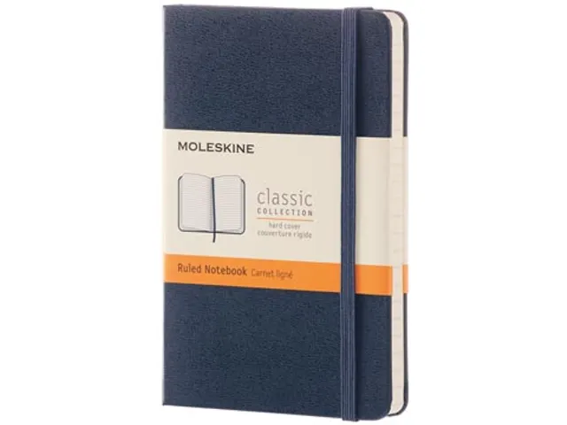 Notitieboek 9 X 14 Cm Gelijnd Harde Cover Saffier