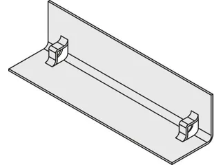 afstandsstuk,v. palletstelling,L 200mm,staal verzinkt - 2