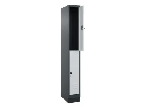 dubbeldekse locker,HxBxD 1950x250x500mm,1x2vak.,vak B 250mm