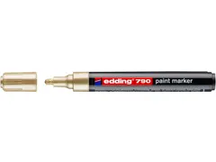 Paintmarker edding 790 op alcoholbasis 2-3mm goud