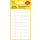 Etiket Avery Zweckform 3042 18x12mm wit 216stuks