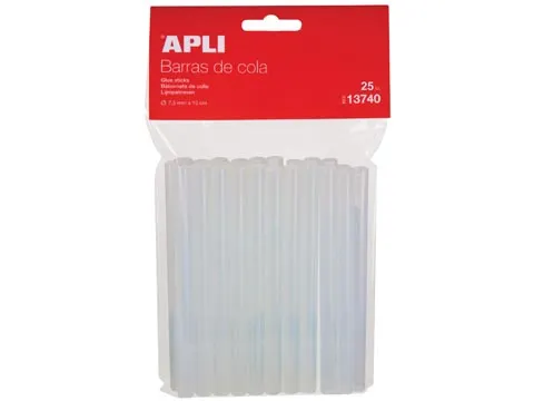 Transparante Lijmpatronen 75 Mm Ophangzakje 25 Stuks