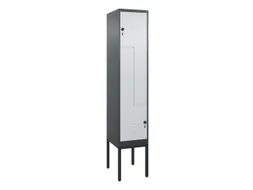 Z-garderobekast,HxBxD 2120x400x500mm,vak B 200/400mm,draaigrendel