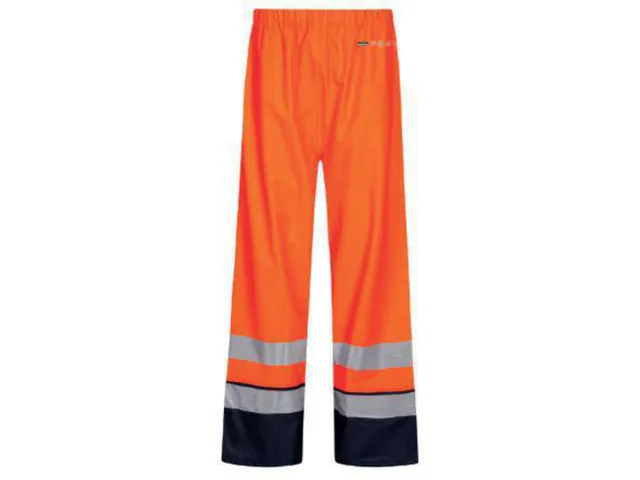 Lyngsoe Fr-Lr3052 Raintrouser L Or/Nvy