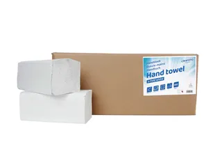 Handdoek Cleaninq Z-vouw 2-laags 22x22.5cm Wit 20x200 stuks - 3