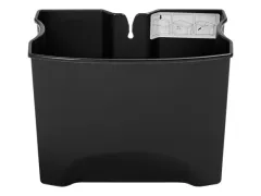 Binnenbak 15 Liter Kunststof Zwart Front Step Rvs Rubbermaid