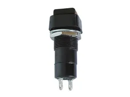 R18-23B Drukschakelaar Off-(On) Zwart 3A/125V