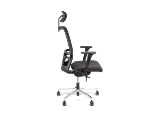 Bureaustoel EN1335 Linea Omnia 01/PT zwart/zwart met 3D armleuning - 3