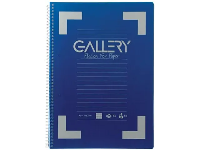 Gallery Spiraalschrift Traditional A4 Geruit 5mm PP