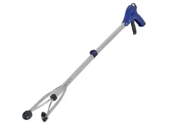 afvalgrijper,rubberpunt,L 800mm,aluminium