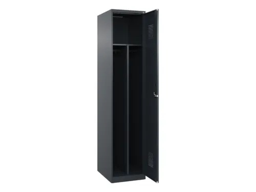 locker voor scheiding van kleding,HxBxD 1850x400x500mm,1vak