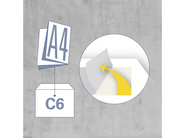 Dienstenvelop Raadhuis 114x162mm C6 Wit Met Plakstrip