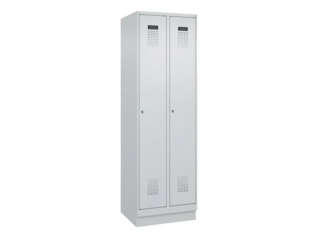locker voor scheiding van kleding,HxBxD 1950x600x500mm,2vak