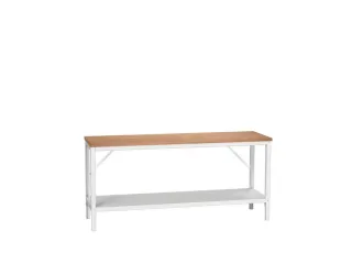 werkbank,HxBxD 780-930x2000x600mm,multiplexblad,4voeten - 1