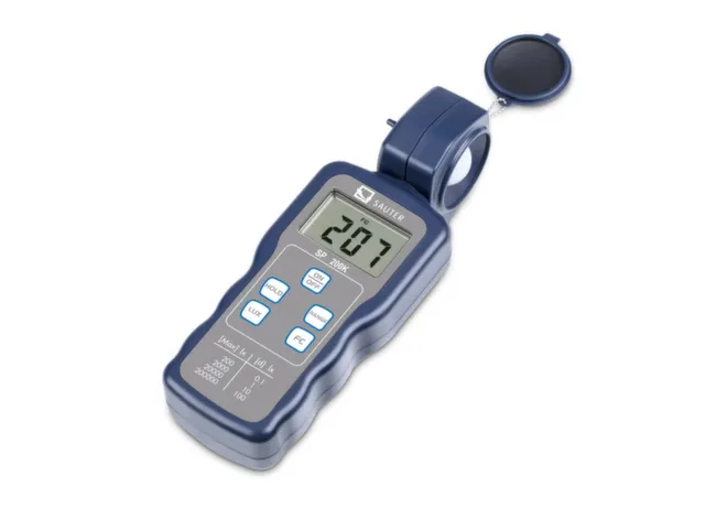 LED-lichtmeter,afleesbaarheid 0,1/100lx,behuizing kunststof