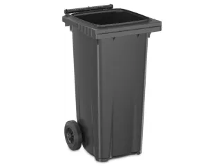 container,zonder deksel,120l,HxBxD 900x480x558mm,romp HDPE zwartgrijs - 1