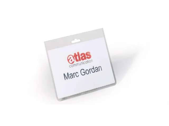 Naambadge 60x90mm met Europerforatie retailverpakking