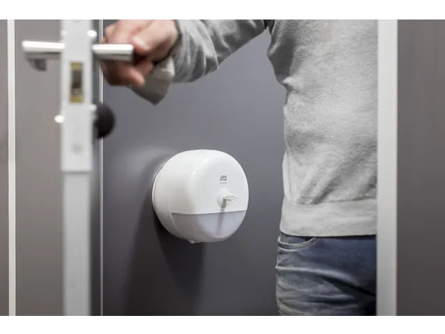Tork 681000 T9 SmartOne Mini Toiletpapier Dispenser Elevation Wit