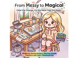 Kleurboek Cute Cozy From Messy to Magical