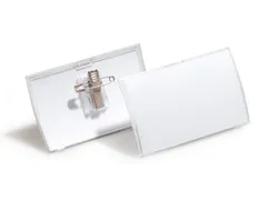 Badge Durable 8211 Click Fold met combiklem 40x75mm Voordeelbundel