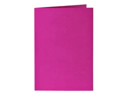 Correspondentiekaart Papicolor dubbel 105x148mm felroze pak à 6 stuks