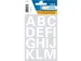Etiket Herma 4169 25mm Letters A-Z Wit Folie 28 stuks
