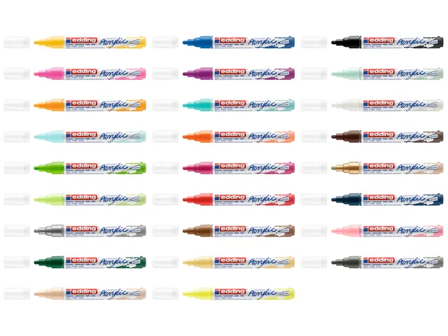 Acrylmarker edding e-5100 medium bessen rood