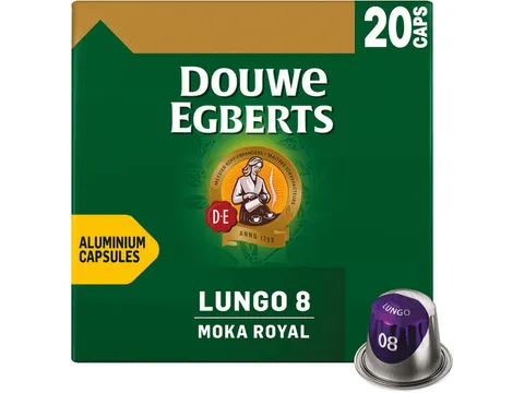 Lungo Moka Royal Koffiecapsules Intensiteit 8 Pak 20 stuks