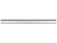 liniaal Aristo 50cm aluminium met rubber inleg