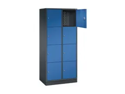 grootvolume-lockersysteem,HxBxD 1950x820x500mm,2x4vakken,cil.-slot