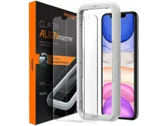 Spigen AGL00101 Schermbescherming Iphone 11/Xr AlignMaster Glass.tR