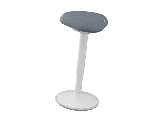 Ergo actieve zit/sta kruk met comfortzitting en gasveer 57-82cm grijs