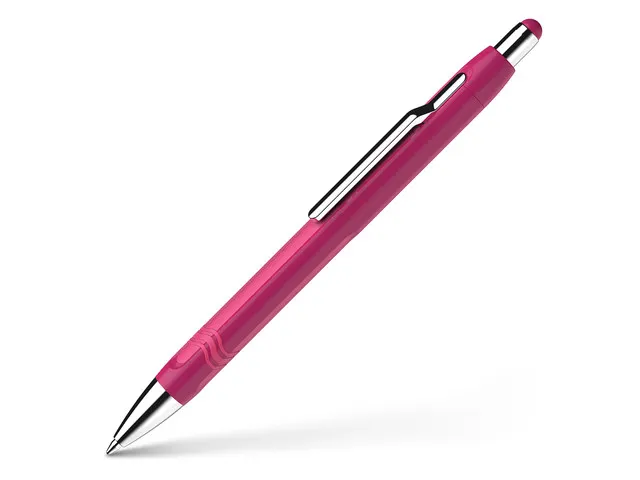 Balpen Schneider Epsilon XB huls braamrood, blauwschrijvend