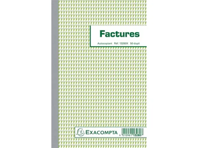 Exacompta Facturen, Ft 21 X 13,5 Cm, Dupli, Franstalig