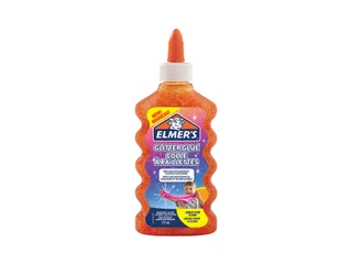 Kinderlijm Elmer's glitter oranje - 1