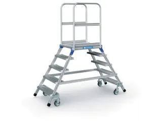 Bordestrap Aluminium Bordes 1200x 600x 800mm 2x5treden Aluminium - 3