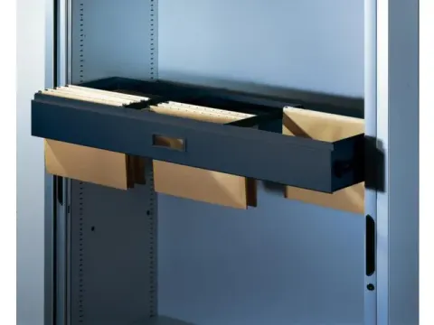 OUTLET hangmappenlade v. roldeurkast v. kast B 1200mm volledig uittrek