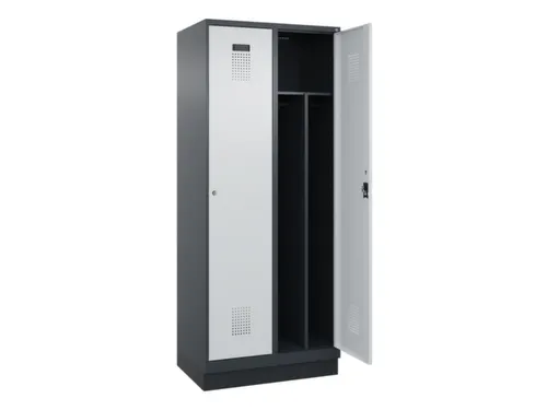 locker voor scheiding van kleding,HxBxD 1950x800x500mm,2vak