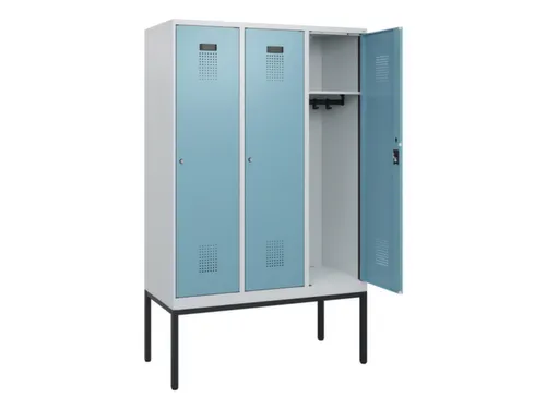 schoollocker,HxBxD 1950x1200x500mm,3vak,vak B 400mm,cil.-slot